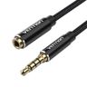 Kabel audio TRRS 3,5mm męski do 3,5mm żeński Vention BHCBI 3m czarny na NearMe.pl