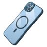 Zestaw ochronny Baseus Frame przeźroczyste etui magnetyczne i szkło hartowane do iPhone 14 Plus (niebieski) na NearMe.pl
