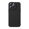Magnetyczne etui Baseus Synthetic Fiber Series do iPhone 14 Pro (czarne) +szkło hartowane +zestaw czyszczący na NearMe.pl