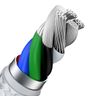 Kabel USB-C do Lightning Baseus Cafule, PD, 20W, 2m (biały) na NearMe.pl
