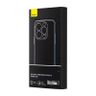 Magnetyczne etui Baseus Synthetic Fiber Series do iPhone 14 Pro (czarne) +szkło hartowane +zestaw czyszczący na NearMe.pl