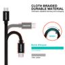 SWISSTEN TEXTILE Kabel w oplocie USB / MicroUSB 1,2 M czarny na NearMe.pl