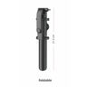 SWISSTEN Bluetooth Selfie Stick Uchwyt Aluminum Tripod Pro czarny na NearMe.pl