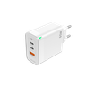JELLICO ładowarka sieciowa - C79 GaN PD 65W 2x USB-C + 1x USB QC3.0 biała na NearMe.pl