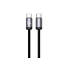 JELLICO kabel - B27 USB-C / USB-C 60W PD oplot 1m czarny na NearMe.pl
