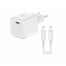 SWISSTEN Ładowarka Sieciowa Adapter GaN USB-C 20W PD + kabel USB-C / USB-C zestaw biały na NearMe.pl