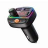 SWISSTEN Transmiter FM RGB / Ładowarka Samochodowa USB + USB-C czarny na NearMe.pl