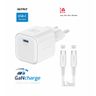 SWISSTEN Ładowarka Sieciowa Adapter GaN USB-C 20W PD + kabel USB-C / USB-C zestaw biały na NearMe.pl