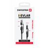 SWISSTEN Kabel Kevlar 4w1 USB + USB-C / USB-C + Lightning 60W 3A 1,5m antracyt na NearMe.pl
