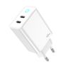 JELLICO ładowarka sieciowa - EU19 GaN PD 40W 2x USB-C + kabel USB-C / USB-C zestaw biały na NearMe.pl