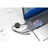 JELLICO kabel - B19 USB / USB-C + Lightning + microUSB 3,1A zwijany 1,2m czarny na NearMe.pl