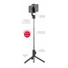 SWISSTEN Bluetooth Selfie Stick Uchwyt Aluminum Tripod Pro czarny na NearMe.pl