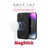 SWISSTEN Soft Joy MagStick Etui Nakładka MagSafe iPhone 16 czarna na NearMe.pl