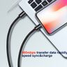 SWISSTEN Kabel w oplocie USB-C / Lightning 1,2 M czarny na NearMe.pl