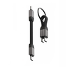 SWISSTEN Kabel USB-C / USB-C 9,7 cm brelok do kluczy czarny na NearMe.pl