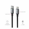 SWISSTEN TEXTILE II Kabel w oplocie USB-C / Lightning 3A 30W 1,5m czarny na NearMe.pl