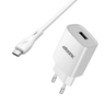 MOONX ładowarka sieciowa MC01 2.1A 10.5W 1xUSB + kabel Micro Biały na NearMe.pl