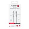 SWISSTEN TEXTILE II Kabel w oplocie USB-C / USB-C 3A 60W 1,5m biały na NearMe.pl