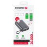 SWISSTEN Power Bank 20 000 mAh 45W z wbudowanym kablem USB-C czarny na NearMe.pl
