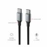 SWISSTEN TEXTILE II Kabel w oplocie USB-C / USB-C 3A 60W 1,5m czarny na NearMe.pl