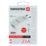 SWISSTEN Ładowarka Sieciowa Adapter Smart IC 2x USB 2,1A + Kabel MicroUSB 1,2 M biała na NearMe.pl