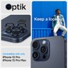 OSŁONA APARATU SPIGEN OPTIK.TR ”EZ FIT” CAMERA PROTECTOR 2-PACK IPHONE 14 PRO / PRO MAX / 15 PRO / PRO MAX BLUE TITANIUM na NearMe.pl
