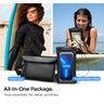 SPIGEN A621 UNIVERSAL WATERPROOF CASE & WAIST BAG BLACK na NearMe.pl