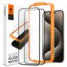 SZKŁO HARTOWANE SPIGEN ALM GLASS FC 2-PACK IPHONE 15 PRO MAX BLACK na NearMe.pl