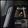 SPIGEN ULTRA HYBRID IPHONE 15 PRO FROST BLACK na NearMe.pl
