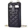 Pikowana torebka / saszetka na telefon 19*10,5*2cm, BLACK / CZARNY na NearMe.pl