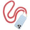 Uniwersalna smycz do telefonu / na ramię Chain-09, RED / CZERWONY na NearMe.pl