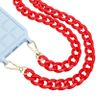 Uniwersalna smycz do telefonu / na ramię Chain-09, RED / CZERWONY na NearMe.pl