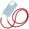 Uniwersalna smycz do telefonu / na ramię PU-05, RED / CZERWONY na NearMe.pl