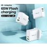 Ładowarka sieciowa KIDDY SERIES 65W RP-U125 USB/USB-C WHITE na NearMe.pl