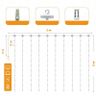 Kurtyna Ledowa (300 lampek LED) 3m x 3m WARM WHITE / CIEPŁY BIAŁY na NearMe.pl
