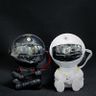 LAMPKA / PROJEKTOR LED ASTRONAUTA HR-F2, BLACK / CZARNY na NearMe.pl