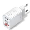 XO ładowarka sieciowa L95 2xUSB 2,4A BIAŁA Z WYŚWIETLACZEM na NearMe.pl