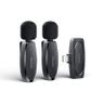Yesido KR14 Mikrofon MEMS 2szt. na Klips Lightning, Wireless 2.4GHz, BLACK/CZARNY na NearMe.pl