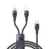 Yesido Kabel CA87 Type-C-2w1 100W 1.4m, BLACK / CZARNY na NearMe.pl