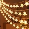 Girlanda 1.5m (10 lampek LED) USB Gwiazdki na Balkon, WARM WHITE / CIEPŁY BIAŁY na NearMe.pl