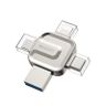 Yesido Flash Disk FL15 4w1 OTG Adapter USB3.0, 32GB, SILVER / SREBRNY na NearMe.pl