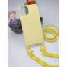 Uniwersalna smycz do telefonu / na ramię Hook-07, YELLOW / ŻÓŁTY na NearMe.pl