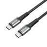 BWOO kabel Pleciony USB-C - USB-C 2m 60W, czarny na NearMe.pl