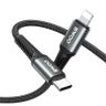 BWOO kabel Pleciony USB-C - Lightning 3m 30W czarny na NearMe.pl
