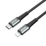 BWOO kabel Pleciony USB-C - Lightning 3m 30W czarny na NearMe.pl