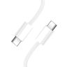 BWOO kabel USB-C - USB-C 2m 60W biały na NearMe.pl