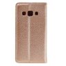 Book Case Fashion for Galaxy A3 - Gold na NearMe.pl