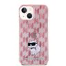 KARL LAGERFELD futerał do IPHONE 15 KLHCP15SHNCMKLP (Monogram) różowy na NearMe.pl