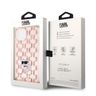 KARL LAGERFELD futerał do IPHONE 15 KLHCP15SHNCMKLP (Monogram) różowy na NearMe.pl