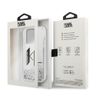KARL LAGERFELD futerał do IPHONE 14 Pro KLHCP14LLBKLCS (Liguid Glitter Big KL Logo) srebrny na NearMe.pl